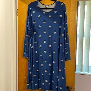 Long sleeved tshirt dress